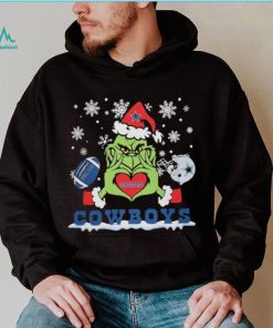 Grinch love Dallas Cowboys Christmas shirt
