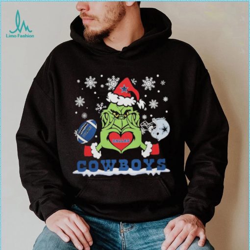 Grinch love Dallas Cowboys Christmas shirt