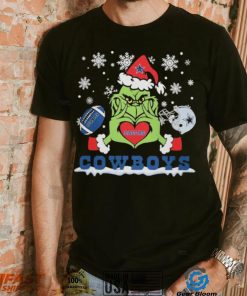 Grinch love Dallas Cowboys Christmas shirt