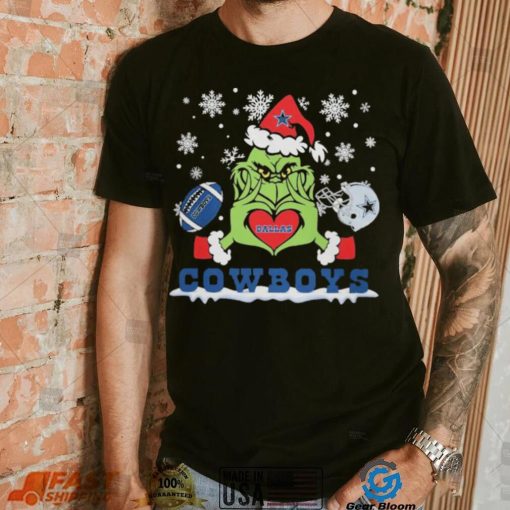 Grinch love Dallas Cowboys Christmas shirt