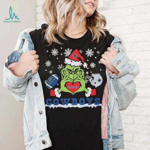 Grinch love Dallas Cowboys Christmas shirt
