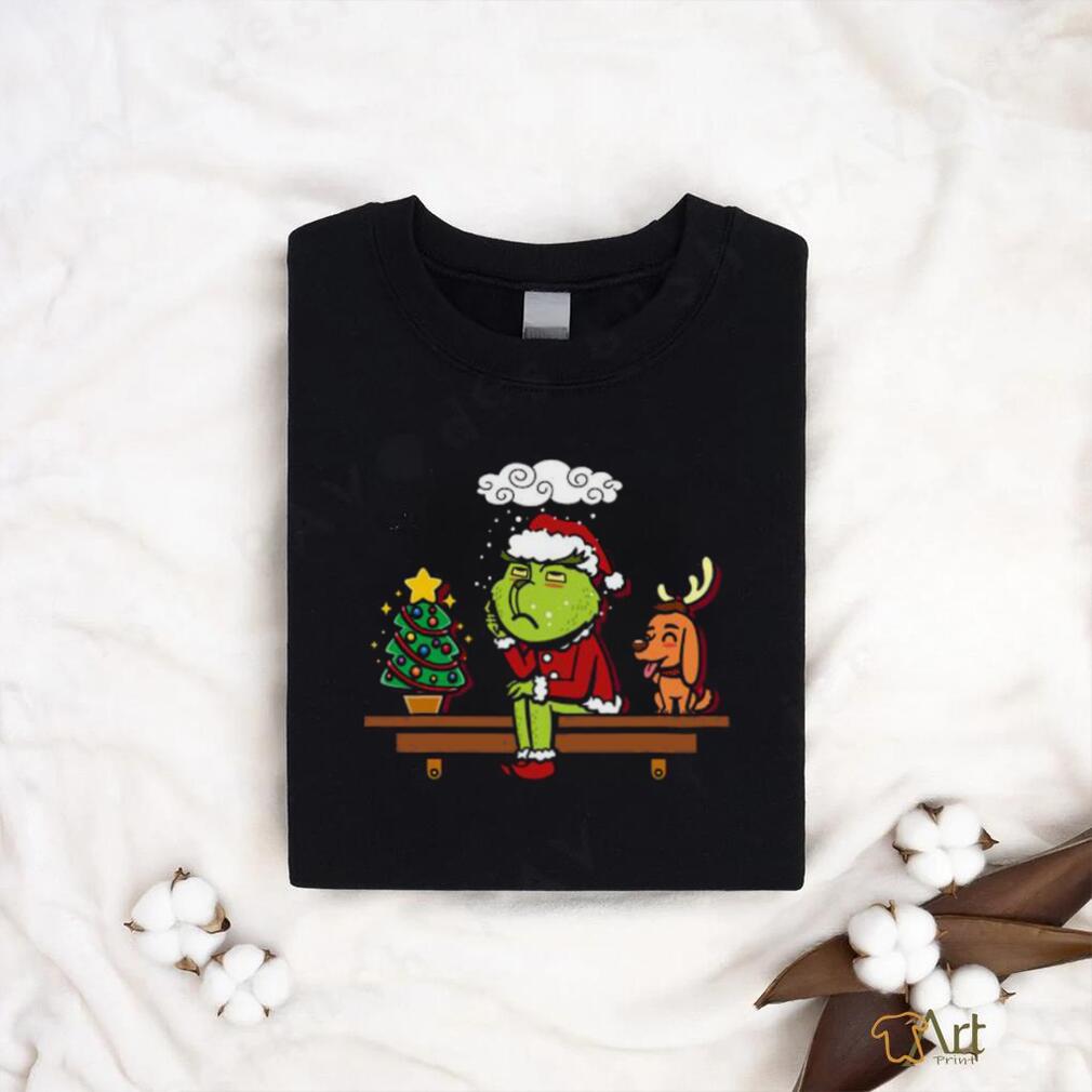 Grinch on the Shelf Christmas Shirt Grinch on the Shelf Christmas Shirt
