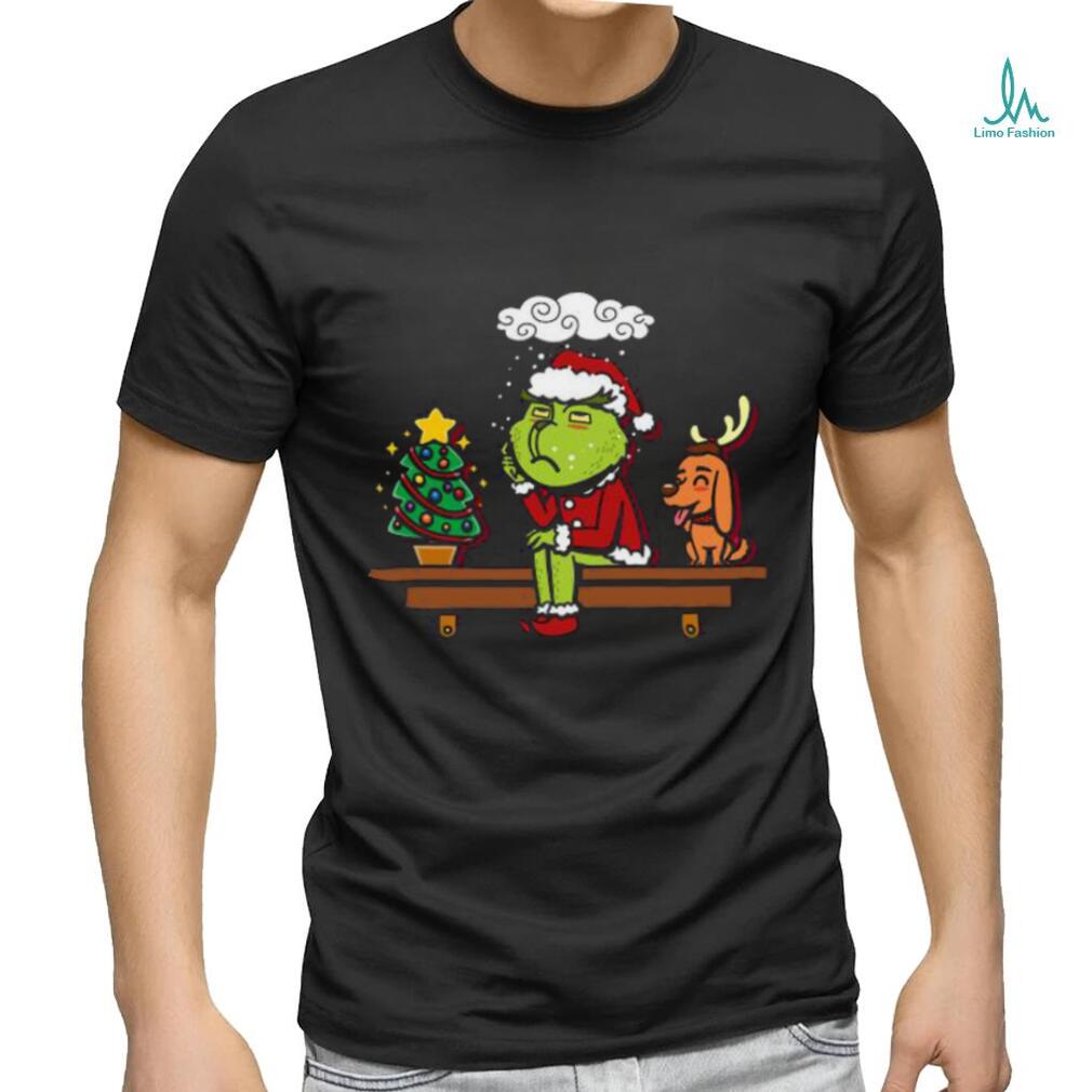 Grinch on the Shelf Christmas Shirt Grinch on the Shelf Christmas Shirt