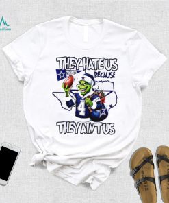 Grinch they hate us because they ain’t us Dallas Cowboys football Xmas gift shirt, hoodie, sweater, long sleeve and tank top Grinch they hate us because they ain’t us Dallas Cowboys football Xmas gift shirt