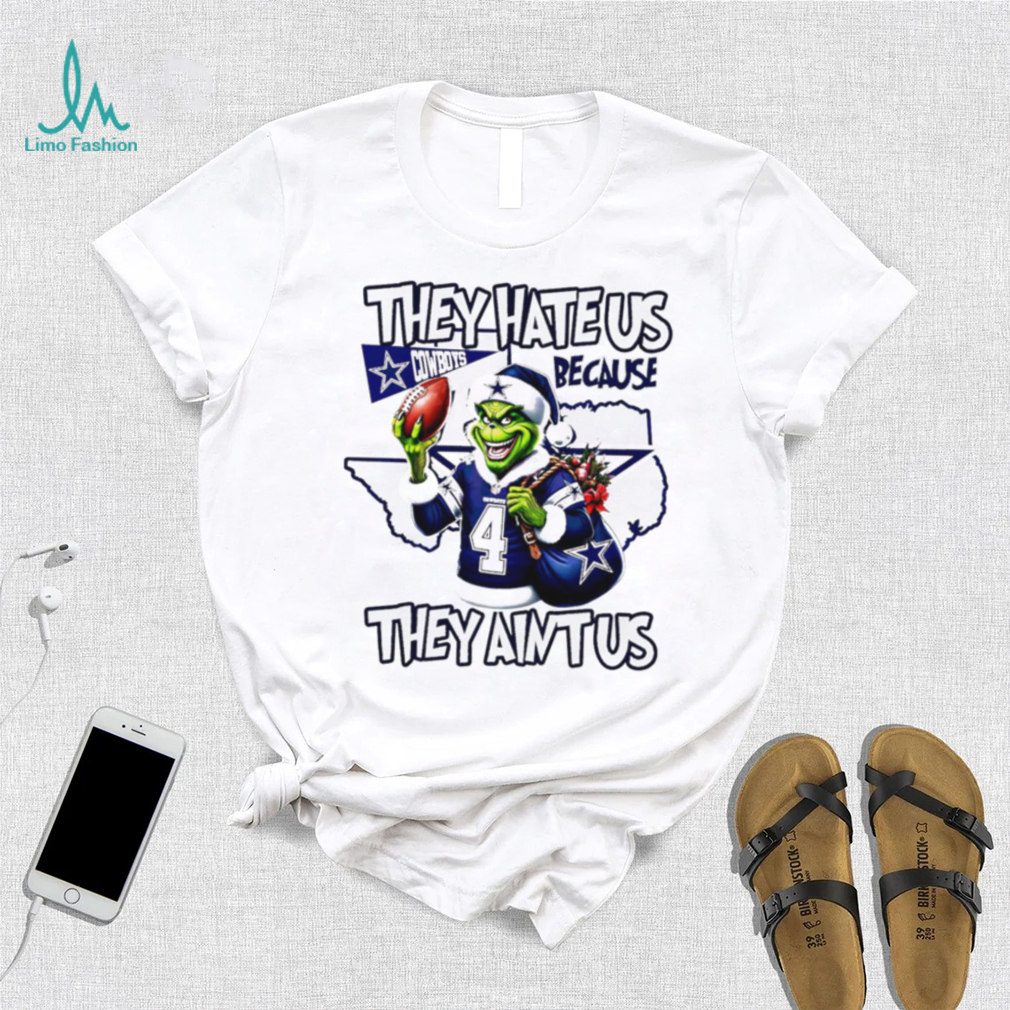 Grinch they hate us because they ain’t us Dallas Cowboys football Xmas gift shirt Grinch they hate us because they ain’t us Dallas Cowboys football Xmas gift shirt