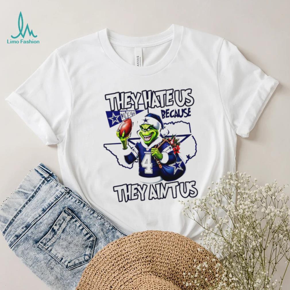 Grinch they hate us because they ain’t us Dallas Cowboys football Xmas gift shirt Grinch they hate us because they ain’t us Dallas Cowboys football Xmas gift shirt