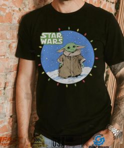 Grogu The Mandalorian Mad Engine Youth Snow Lights T Shirt