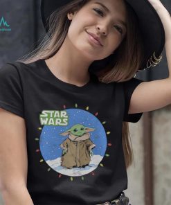 Grogu The Mandalorian Mad Engine Youth Snow Lights T Shirt