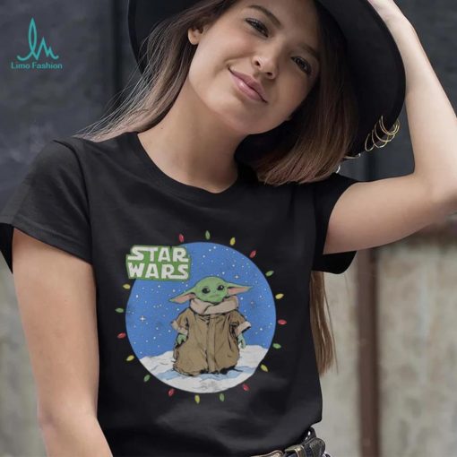 Grogu The Mandalorian Mad Engine Youth Snow Lights T Shirt