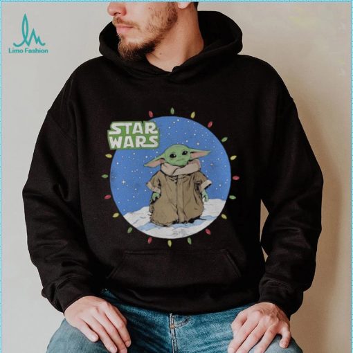 Grogu The Mandalorian Mad Engine Youth Snow Lights T Shirt