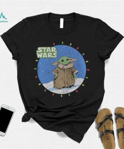 Grogu The Mandalorian Mad Engine Youth Snow Lights T Shirt