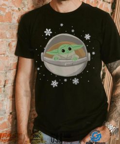 Grogu The Mandalorian Mad Engine Youth Snowflakes T Shirt