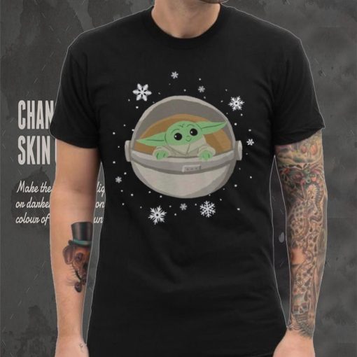 Grogu The Mandalorian Mad Engine Youth Snowflakes T Shirt