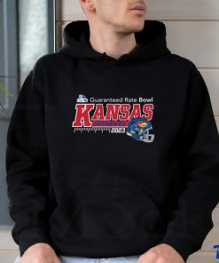 Guaranteed Rate Bowl Kansas Jayhawks Blue 84 Unisex 2023 Shirt
