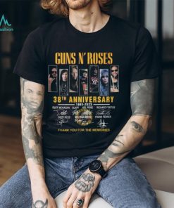 Guns N’ Roses 38th Anniversary 1985 – 2023 Thank You For The Memories T Shirt