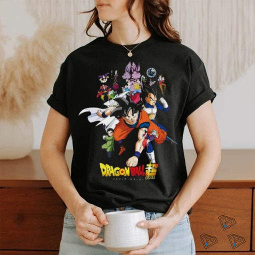 HOT  Dragon Ball Z Group Fighting Stance áo thun Kids Boys Son Goku Anime T shirt 7 màu   hàng độc quyền