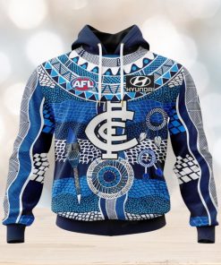 HOT Personalized AFL Carlton Football Club Special Indigenous Design Hoodie Sweatshirt 3D