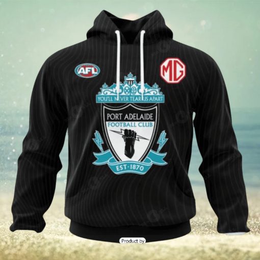 HOT Personalized AFL Port Adelaide Football Club Special Mix Design Hoodie Sweatshirt 3D