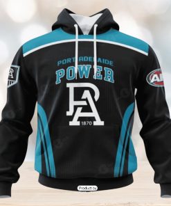 HOT Personalized AFL Port Adelaide Football Club Special Sideline Design Hoodie Sweatshirt 3D