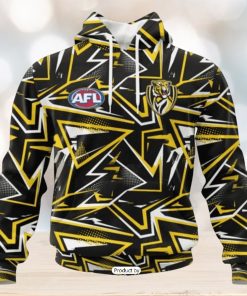 HOT Personalized AFL Richmond Tigers Special Abstract Design Hoodie Sweatshirt 3D