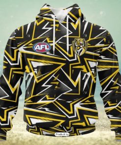 HOT Personalized AFL Richmond Tigers Special Abstract Design Hoodie Sweatshirt 3D