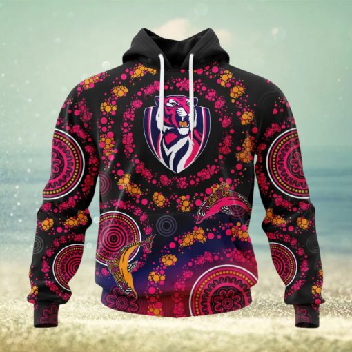 HOT Personalized AFL Richmond Tigers Special Pink Breast Cancer Design Hoodie Sweatshirt 3D