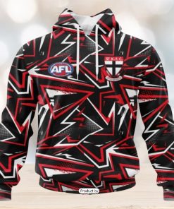 HOT Personalized AFL St Kilda Football Club Special Abstract Design Hoodie Sweatshirt 3D