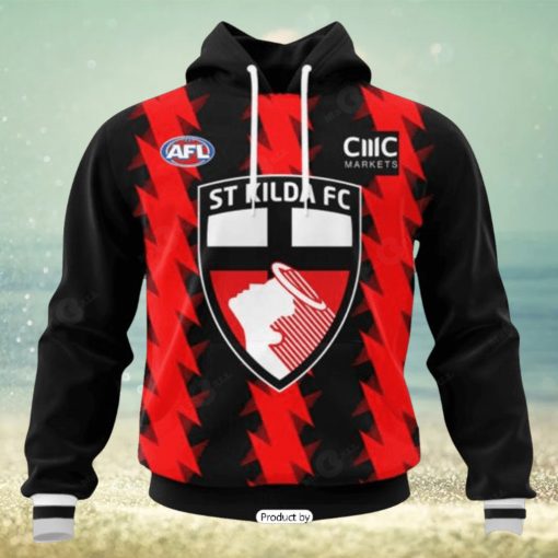 HOT Personalized AFL St Kilda Football Club Special Mix Design Hoodie Sweatshirt 3D