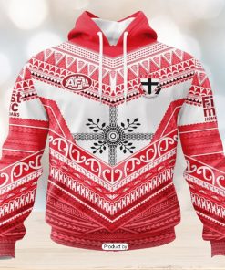 HOT Personalized AFL St Kilda Football Club Special Pasifika Design Hoodie Sweatshirt 3D