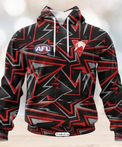 HOT Personalized AFL Sydney Swans Special Abstract Design Hoodie Sweatshirt 3D