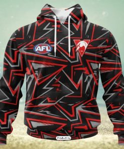 HOT Personalized AFL Sydney Swans Special Abstract Design Hoodie Sweatshirt 3D