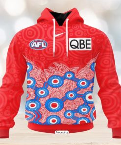 HOT Personalized AFL Sydney Swans Special Indigenous Design Hoodie Sweatshirt 3D