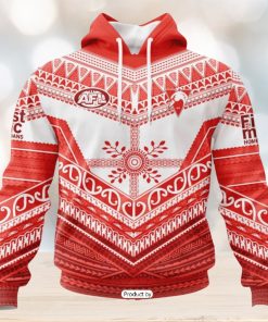 HOT Personalized AFL Sydney Swans Special Pasifika Design Hoodie Sweatshirt 3D