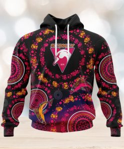 HOT Personalized AFL Sydney Swans Special Pink Breast Cancer Design Hoodie Sweatshirt 3D