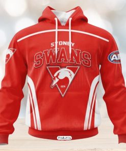 HOT Personalized AFL Sydney Swans Special Sideline Design Hoodie Sweatshirt 3D