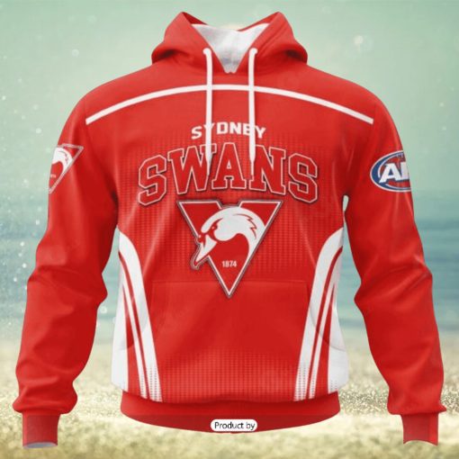 HOT Personalized AFL Sydney Swans Special Sideline Design Hoodie Sweatshirt 3D