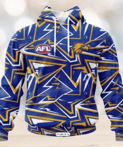 HOT Personalized AFL West Coast Eagles Special Abstract Design Hoodie Sweatshirt 3D