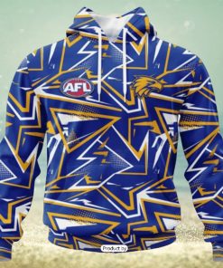 HOT Personalized AFL West Coast Eagles Special Abstract Design Hoodie Sweatshirt 3D