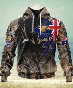 HOT Personalized AFL West Coast Eagles Special Camo Realtree Hunting Hoodie Sweatshirt 3D