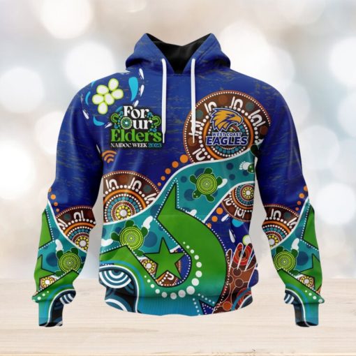 HOT Personalized AFL West Coast Eagles Special Design For NAIDOC Week For Our Elders Hoodie Sweatshirt 3D