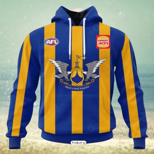 HOT Personalized AFL West Coast Eagles Special Mix Design Hoodie Sweatshirt 3D