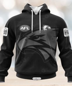 HOT Personalized AFL West Coast Eagles Special Monochrome Design Hoodie Sweatshirt 3D