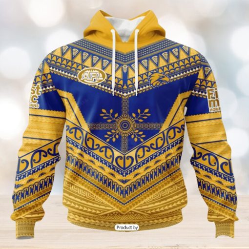 HOT Personalized AFL West Coast Eagles Special Pasifika Design Hoodie Sweatshirt 3D