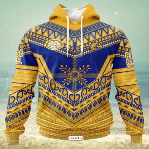 HOT Personalized AFL West Coast Eagles Special Pasifika Design Hoodie Sweatshirt 3D