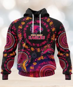 HOT Personalized AFL West Coast Eagles Special Pink Breast Cancer Design Hoodie Sweatshirt 3D