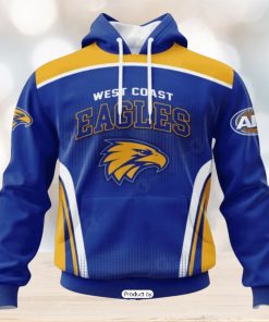 HOT Personalized AFL West Coast Eagles Special Sideline Design Hoodie Sweatshirt 3D