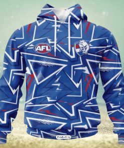 HOT Personalized AFL Western Bulldogs Special Abstract Design Hoodie Sweatshirt 3D