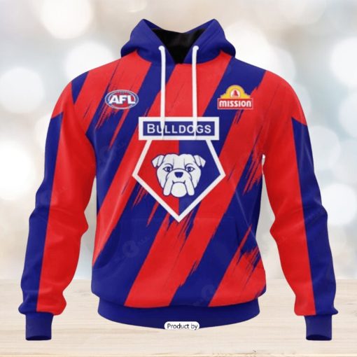 HOT Personalized AFL Western Bulldogs Special Mix Design Hoodie Sweatshirt 3D