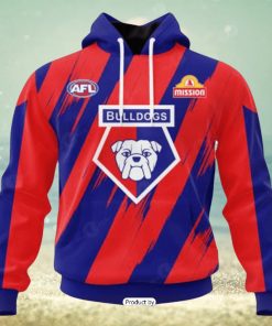 HOT Personalized AFL Western Bulldogs Special Mix Design Hoodie Sweatshirt 3D