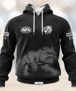 HOT Personalized AFL Western Bulldogs Special Monochrome Design Hoodie Sweatshirt 3D